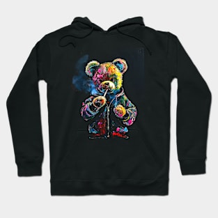 Smoking Teddy Bear #1 Hoodie